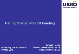 Getting Started with EU Funding
