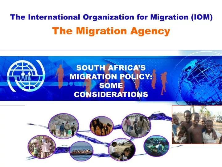 the international organization for migration iom