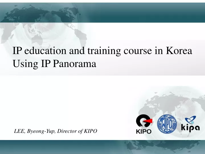 ip education and training course in korea using