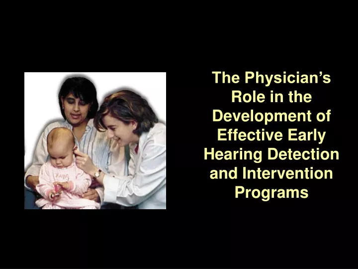 the physician s role in the development