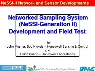by John Mosher, Bob Nickels – Honeywell Sensing &amp; Control  and