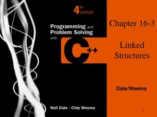 Chapter 16-3 Linked Structures