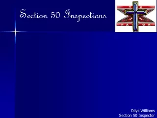 Dilys Williams Section 50 Inspector