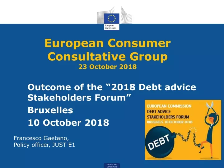 european consumer consultative group 23 october