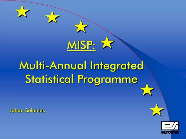 misp multi annual integrated statistical