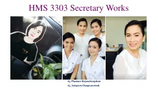 HMS 3303 Secretary Works