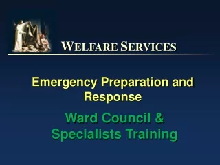 Emergency Preparation and Response