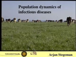 Population dynamics of  infectious diseases