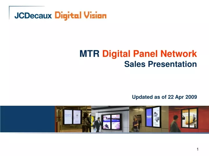 mtr digital panel network sales presentation