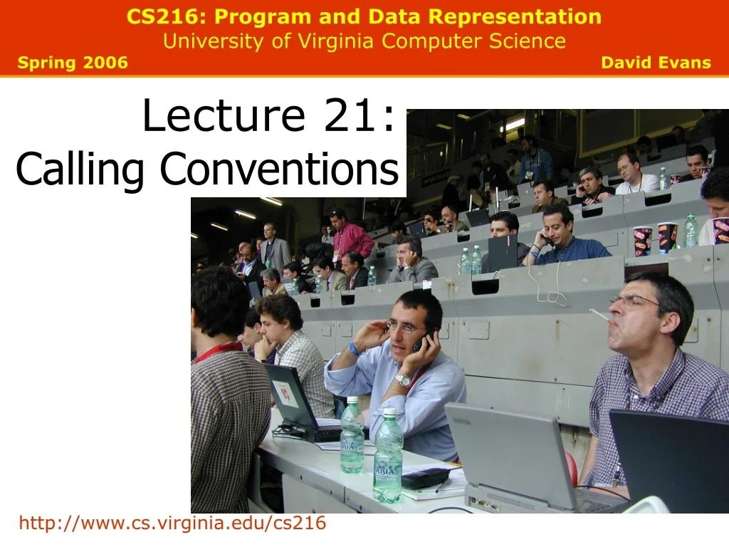 PPT - CS216: Program and Data Representation University of Virginia ...
