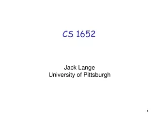 CS 1652