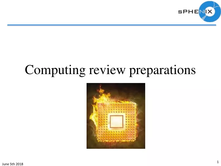 computing review preparations