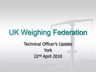 UK Weighing Federation