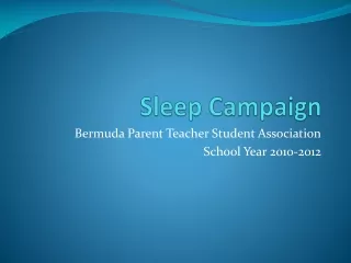 Sleep Campaign