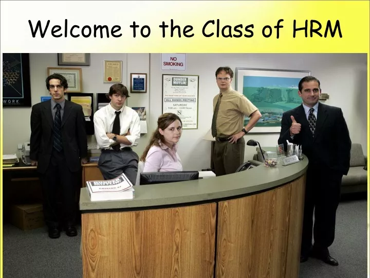 welcome to the class of hrm