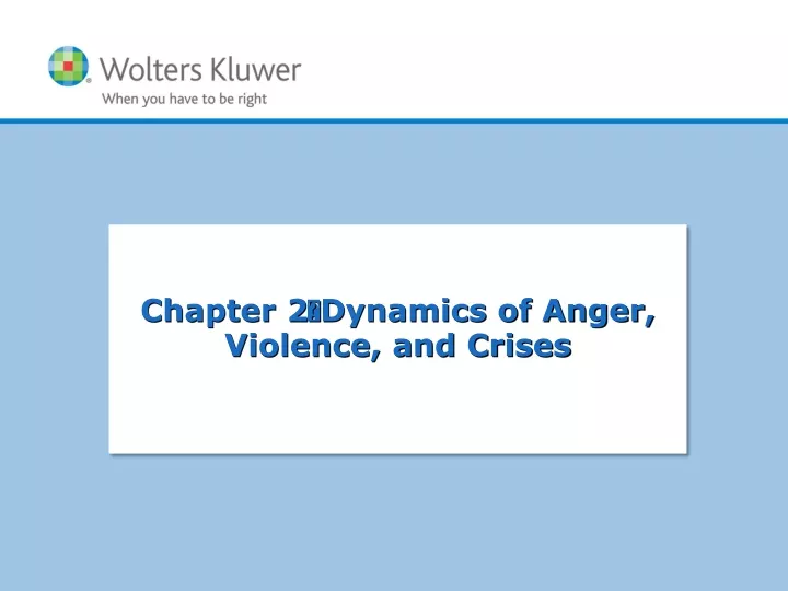 chapter 2 dynamics of anger violence and crises