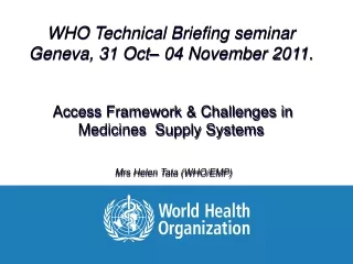 Ensuring access to essential medicines  - framework for collective action