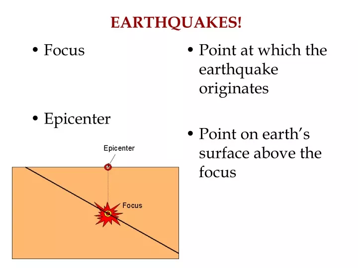 earthquakes