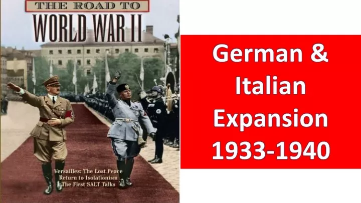 german italian expansion 1933 1940