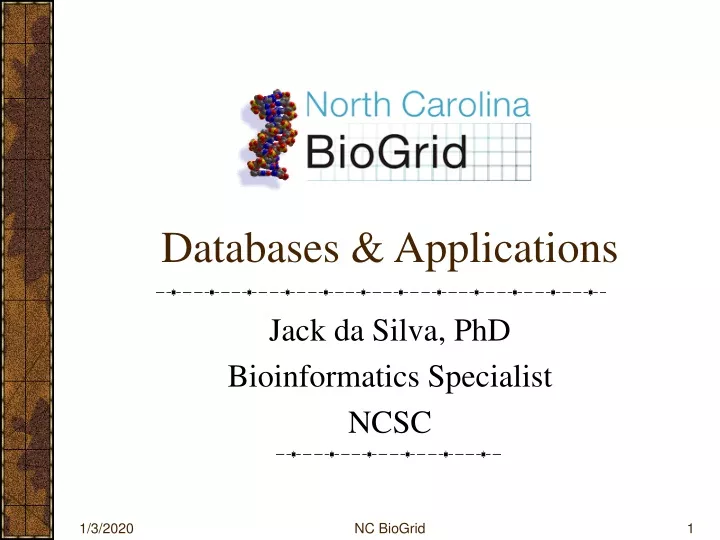 databases applications