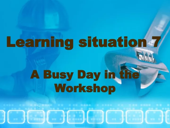 learning situation 7