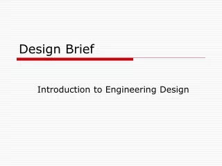 Design Brief