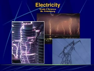 Electricity Grade 9 Science Mr. Frittenburg
