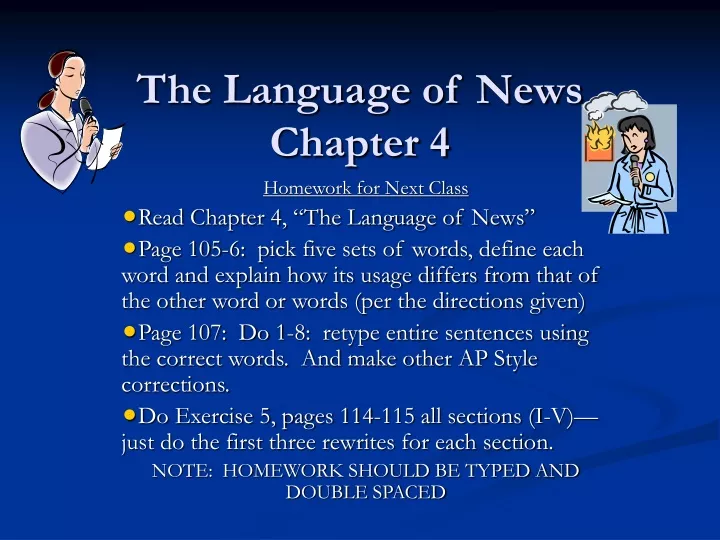 the language of news chapter 4