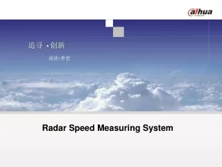 Radar Speed Measuring System