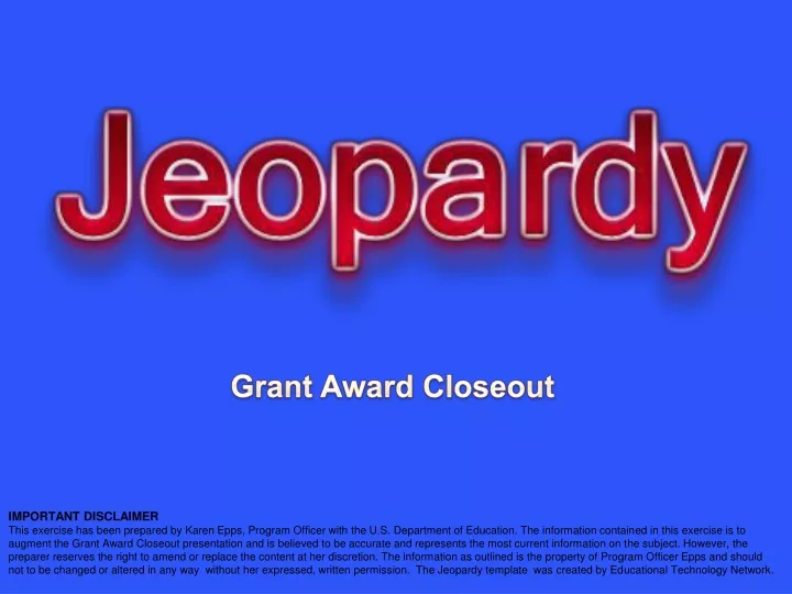 grant award closeout