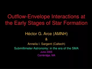 Outflow-Envelope Interactions at the Early Stages of Star Formation