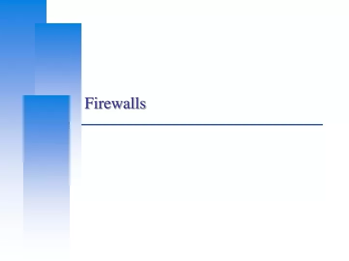 firewalls