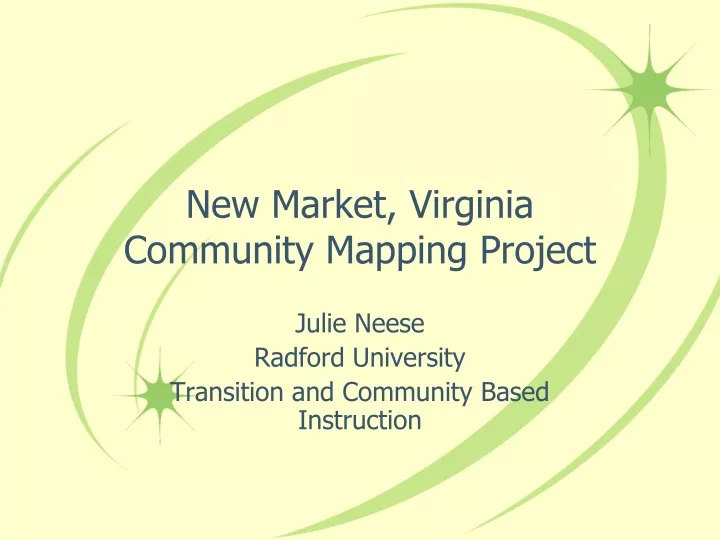new market virginia community mapping project