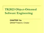 Creator GRASP Pattern in Object-Oriented Software Engineering - slide 1