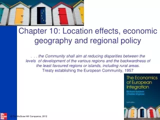 Europe’s economic geography: the facts