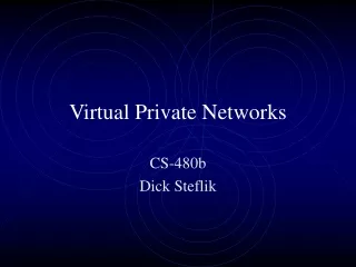 Virtual Private Networks