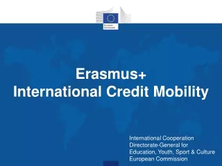 Erasmus+  International Credit Mobility
