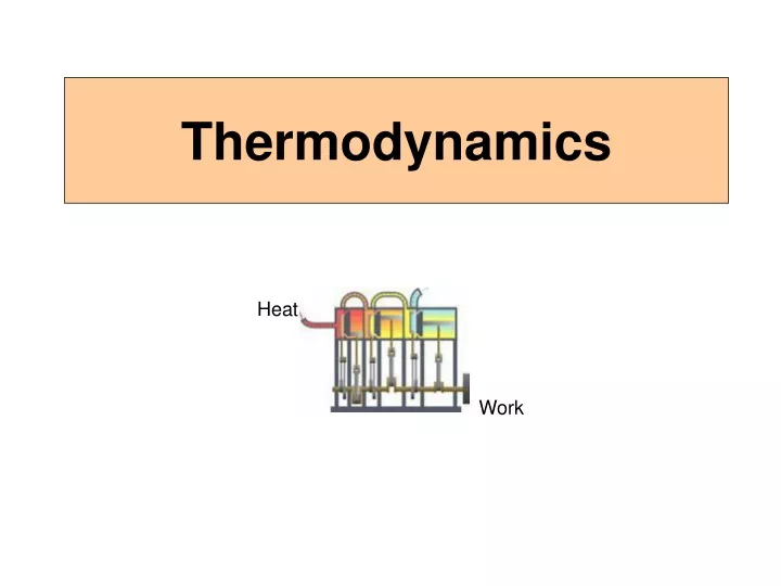 thermodynamics