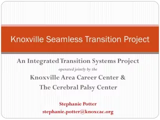 Knoxville Seamless Transition Project
