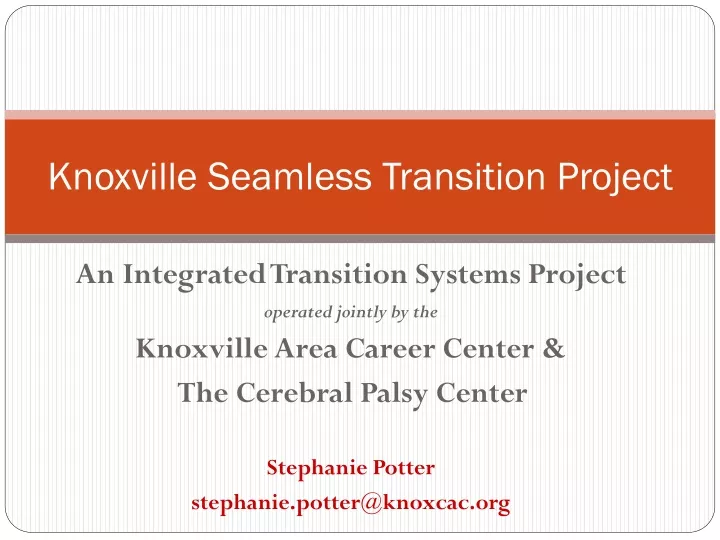 knoxville seamless transition project