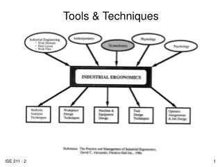 Tools &amp; Techniques
