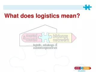 What does logistics mean?