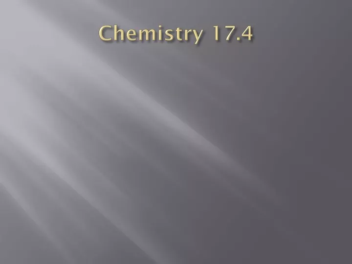 chemistry 17 4