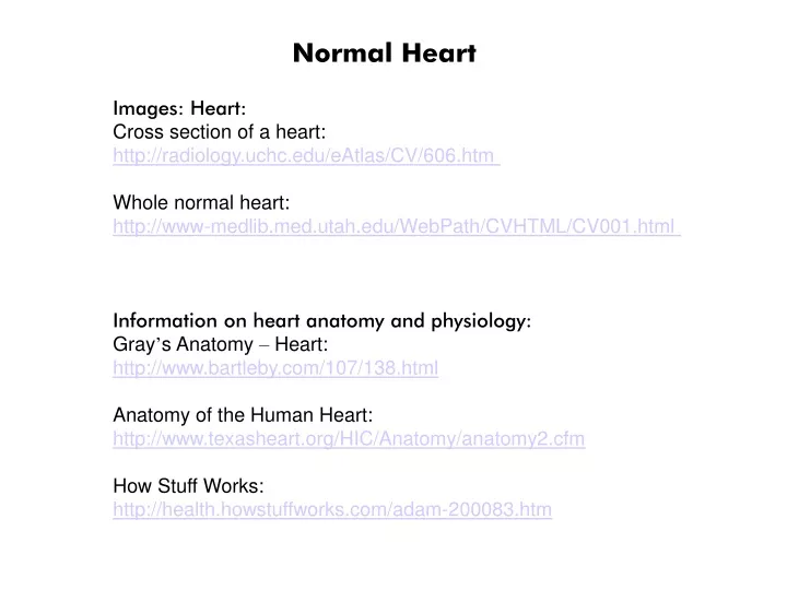 normal heart