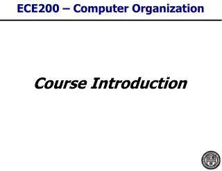 ECE200 – Computer Organization