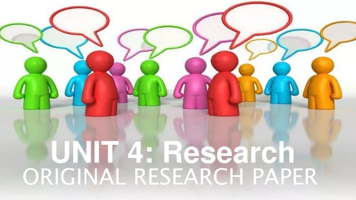 unit 4 research