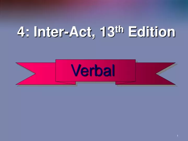 4 inter act 13 th edition