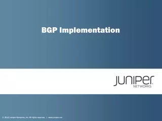 BGP Implementation