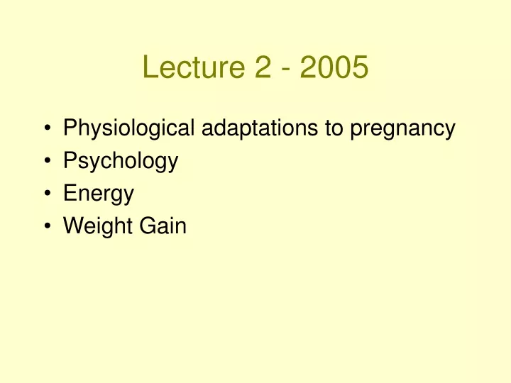 lecture 2 2005