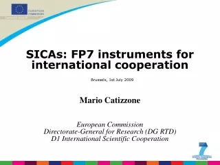 International cooperation in FP7:  more ambitious